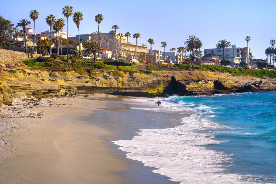 La Jolla Shores in La Jolla San Diego, Southern California Coast