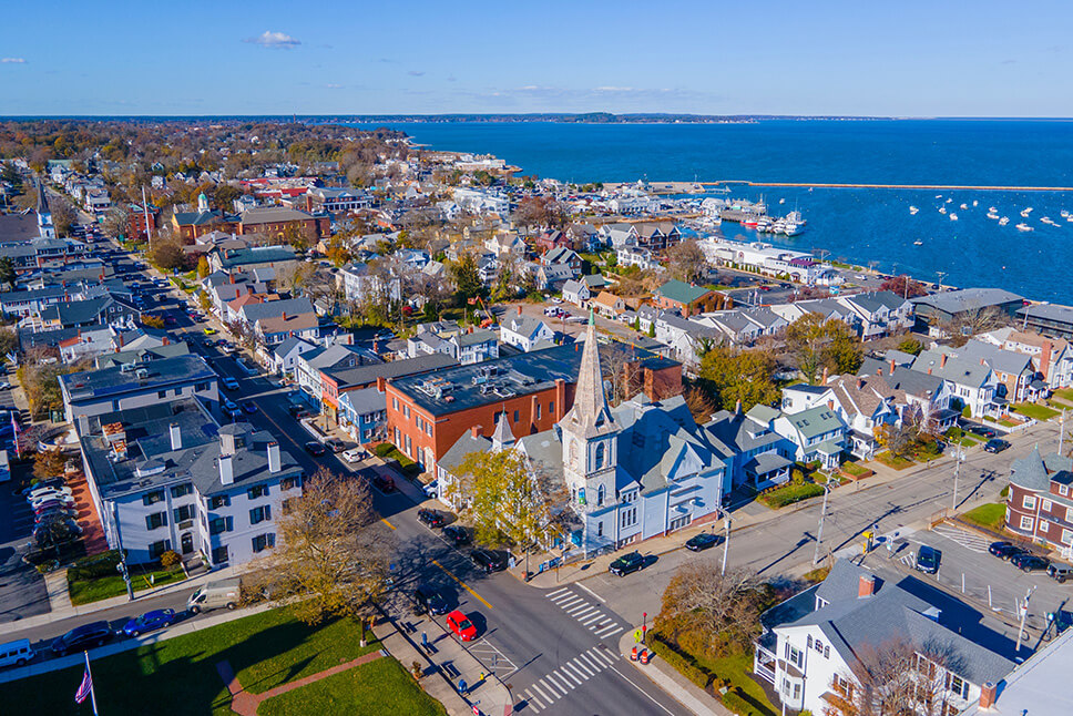 Massachusetts harbor view