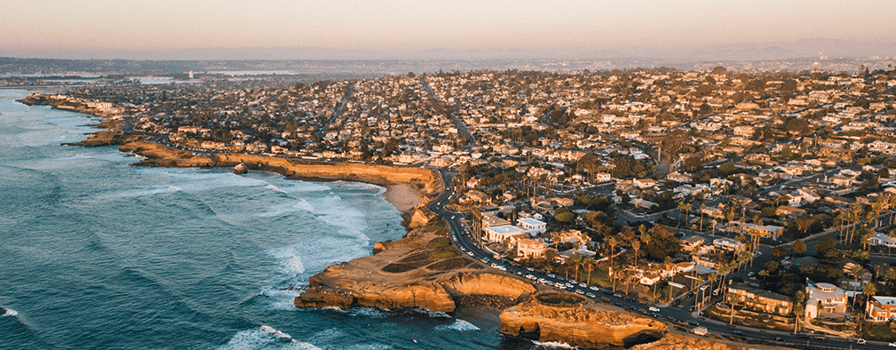 san diego coastline
