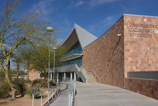 University of California Riverside -  Palm Desert Center, building with signage