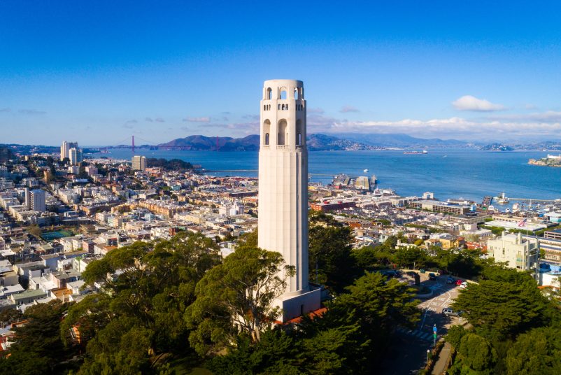 San Francisco Coit Tower during the day