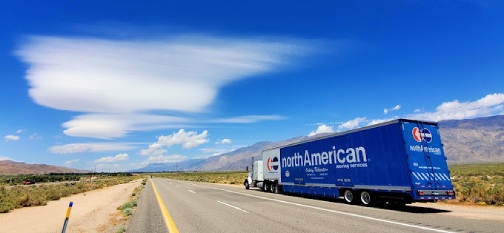 moving trailer on road