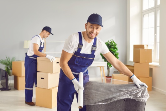 Young Mover, Man Furniture, Plastic, Wrap, For Moving Company