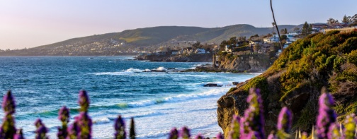 Beautiful Beach at Laguna Beach, California