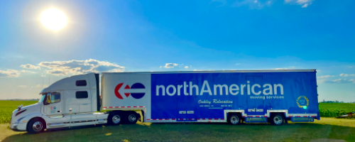NorthAmerican Oakley Relocation bus - San Diego Interstate MOVING