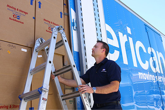 mover worker doing storage