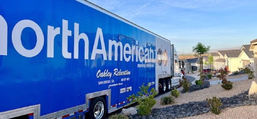 moving truck in California, Orange County