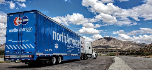 Commercial moving truck by Oakley Relocation moving services