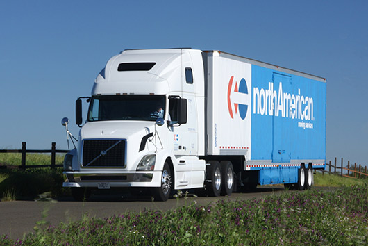 North American Oakley relocation truck. Moving service 