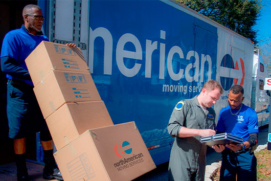 Image of American Moving and Storage, providing moving services in Florida and military storage options in San Marcos.